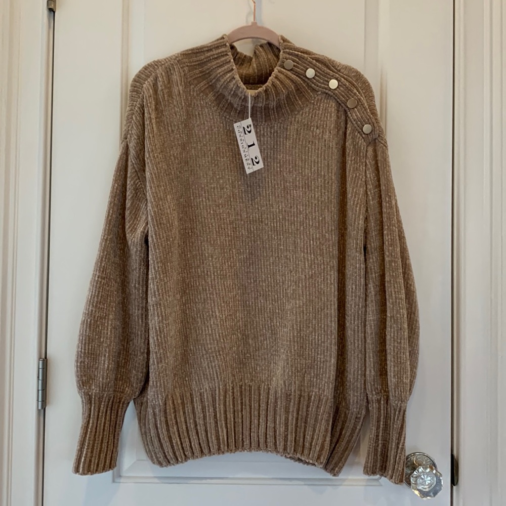 Cynthia Rowley Chenille Sweater- size Large